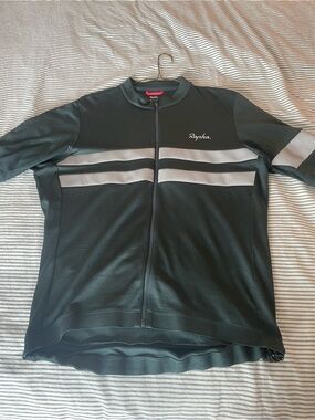 Rapha Dark Green Men’s Brevet Merino Cycling Jersey
